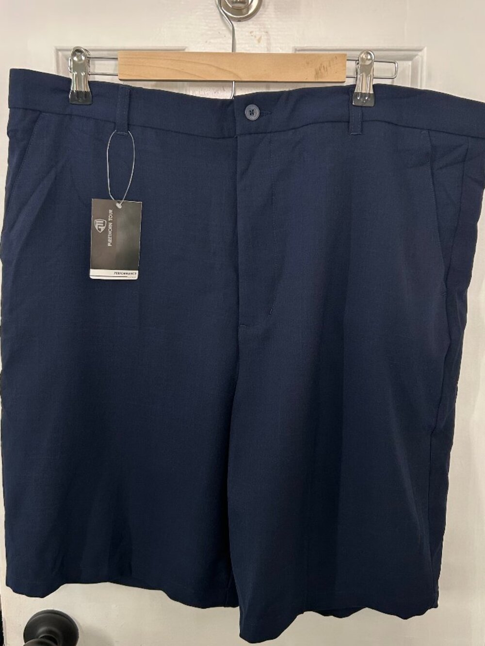 NWT Men's Firethorn Tour Size 40 Navy Blue Golf Shorts